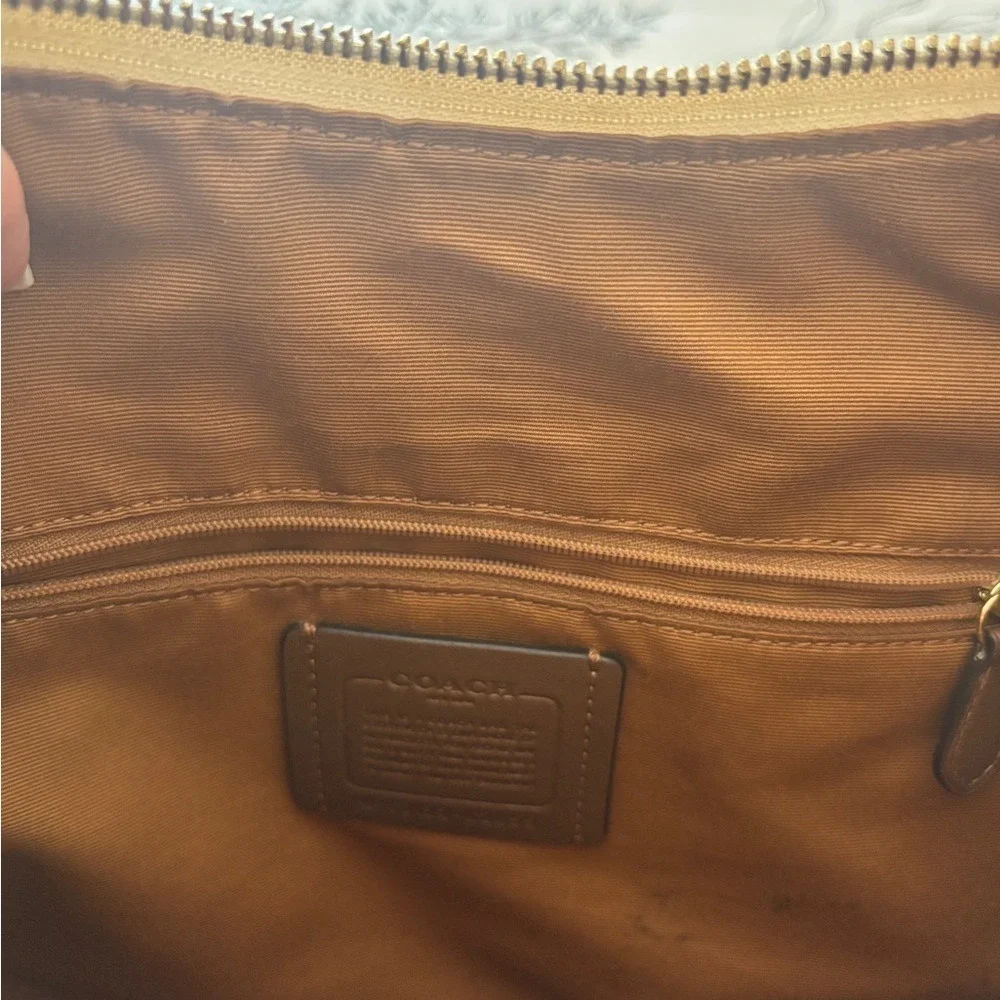 Coach C2855 Rori Shoulder Bag In Colorblock Signature Canvas‎ Light Khaki